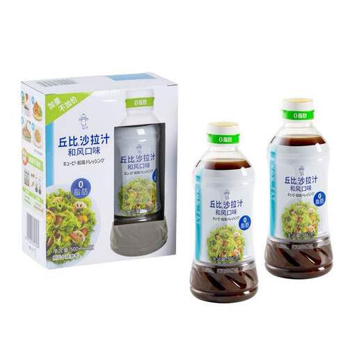 山姆丘比沙拉汁和风口味0脂肪沙拉酱洋葱粒复合调味酱蘸酱拌淋炒
