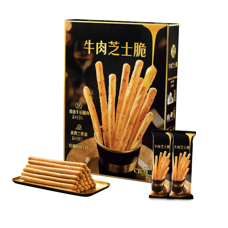 山姆代购呈味空间牛肉芝士脆饼干精选牛后腿肉新西兰黄油休闲零食