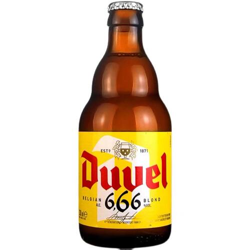 DUVEL督威666比利时进口精酿啤酒黄金艾尔6.66度6种啤酒魔鬼组合
