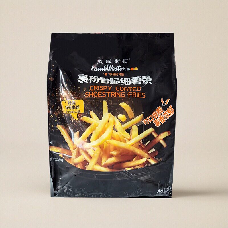 costco开市客代购蓝威斯顿超薄裹粉香脆薯条2KG可口香脆薯香浓郁