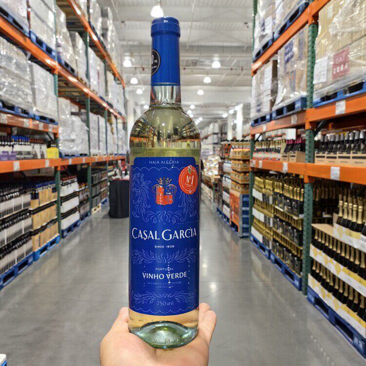 Costco开市客葡萄牙进口嘉思白葡萄酒750ml柑橘果香入口清新