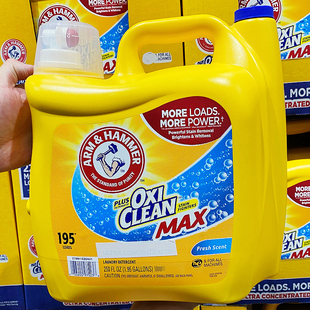 美国进口ARM&HAMMER艾禾美小苏打亮白洗衣液5.91升Costco开市客