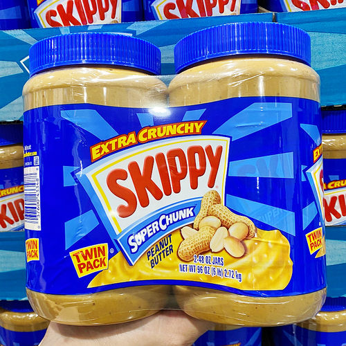 美国原装进口skippy颗粒花生抹酱