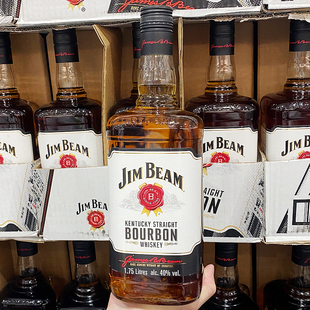 白占边BOURBON Jim Beam金宾波本威士忌洋酒美国进口 WHISKEY