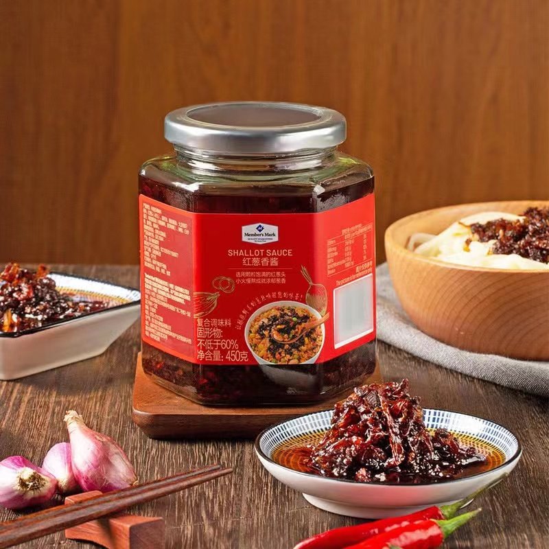 山姆会员店members mark红葱香酱450g酥脆鲜美葱香浓郁拌面拌饭
