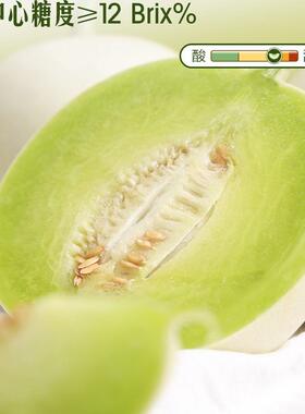 山姆玉菇甜瓜2个3kg新鲜水果蜜瓜皮薄肉厚白皮冰淇淋口感冷藏更佳
