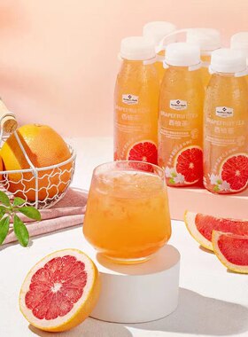 苏州山姆会员店代购Member's Mark西柚茶饮料300ml6瓶冷萃茉莉花
