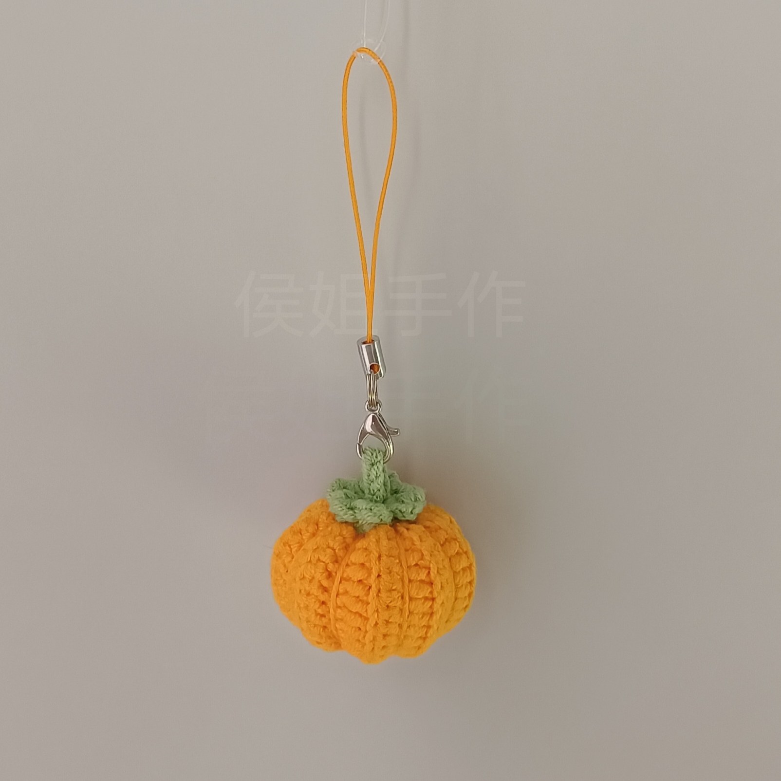成品南瓜毛线挂件创意手工编织钥匙扣福运绵长包包挂饰情人礼物