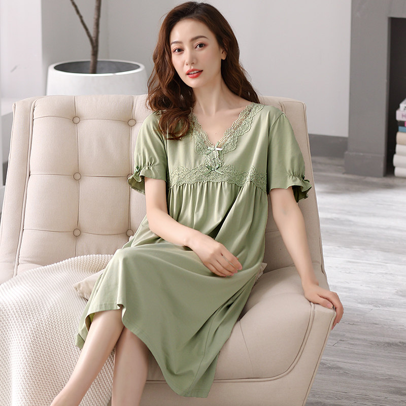 带胸垫睡裙女睡衣夏季夏款莫代尔2023年新款薄款夏天冰丝大码裙子