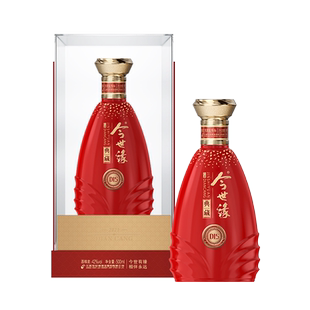 【酒厂自营】今世缘典15浓香型白酒500ml单瓶红瓶喜宴送礼正品