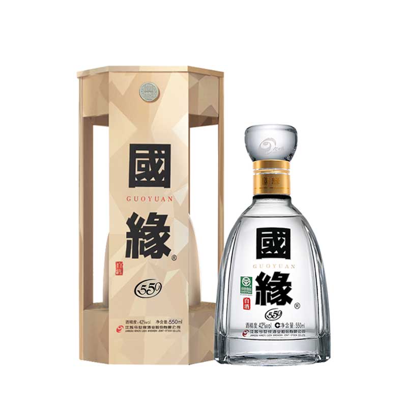 【官方正品】今世缘 42度国缘四开550ml单瓶装商务宴请送礼