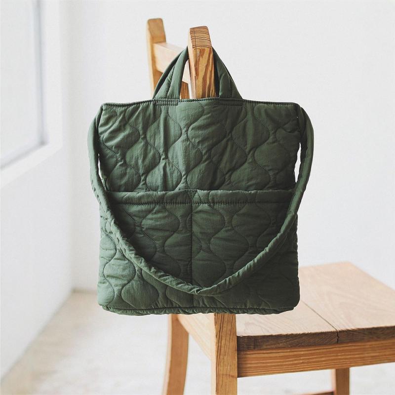 BEAMS水桶包绣花介棉包中号日韩