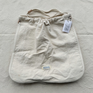 earthmade日本原厂真品超大号洗水做旧帆布配牛皮单肩斜挎手提包