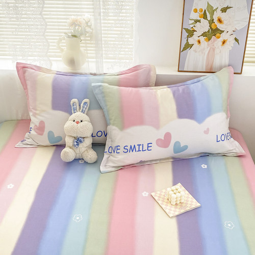 100%纯棉枕套全棉不起球不掉色