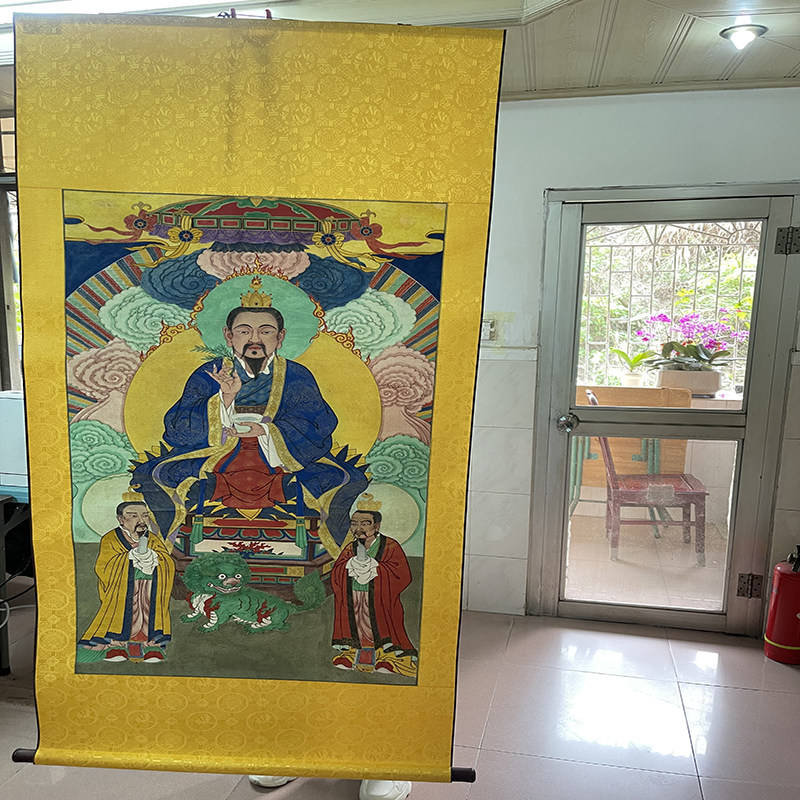 道家神仙画 纯手绘国画 太乙救苦天尊像 张天师祖天师神像