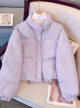 2025年冬季新款时尚韩系爆款加厚保暖女小个子加厚冬季短外套女