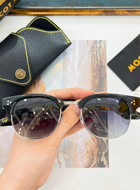 新款玛士高moscot墨镜男复古框半框太阳眼镜女防紫外线墨镜tinif