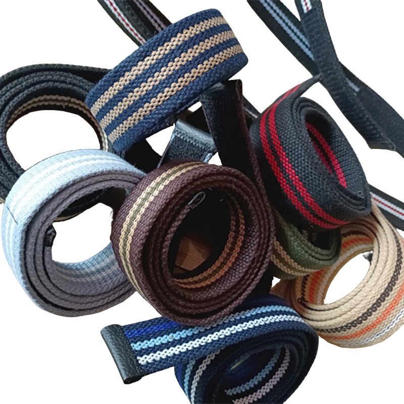 加厚3.5cm魔术贴腰带无铁磁金属皮裤带富士康电子厂过安检门男女