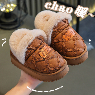 亲子儿童棉拖鞋冬2025新款