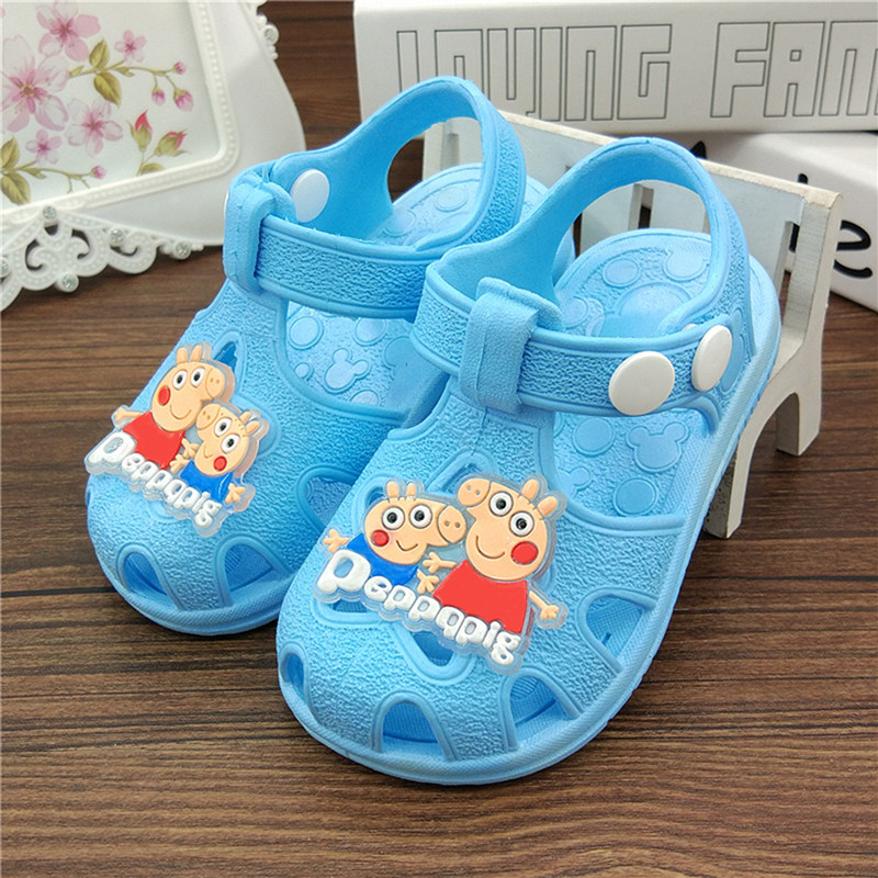 儿童包头防尿凉鞋夏季 婴儿软底0-3岁男童女童宝宝居家防滑学步鞋|msdalam kategori kasut kanak-kanak/Kasut bayi/kasut ibu bapa dan anak, Sandal - dari Buy2taobao.com untuk memberikan perkhidmatan ejen Taobao profesional membeli