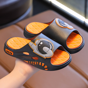 中大童洗澡防滑太空人卡通家居室内外凉拖鞋 亲子儿童拖鞋 男童夏季