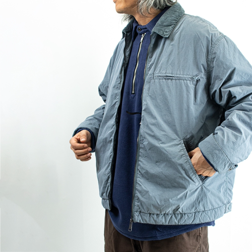 锦纶洗旧特种面料中棉服翻领