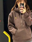 DOOITT CARHARTT日系休闲男女刺绣LOGO金标连帽套头卫衣