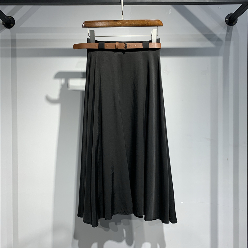 19夏季新品 重磅面料：天丝+铜氨丝气质优雅半身裙 S-L AA011 JST|ruв категории Женская одежда, юбка - от Buy2taobao.com для оказания профессиональной услуги покупки агента Taobao