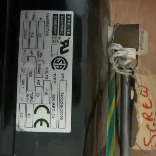 议价BODINE宝鼎齿轮电机 30R1BECI-D4 115V可维修