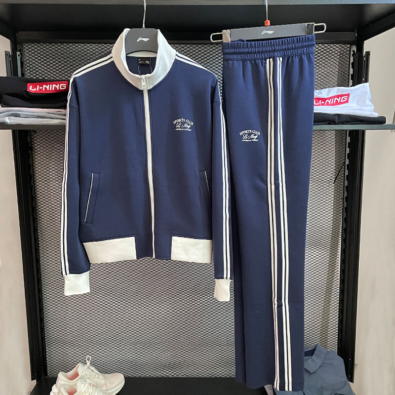 李宁女士运动套装2025秋季新品休闲卫衣外套专柜同款裤子AWDV930
