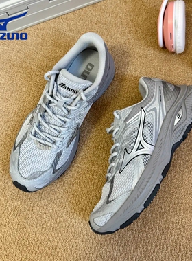 Mizuno美津浓26新款RACER V2春夏透气机能风老爹鞋复古户外跑步鞋