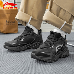 保暖缓震运动二棉鞋 新款 专柜AGCV395 男加绒2025年冬季 李宁休闲鞋