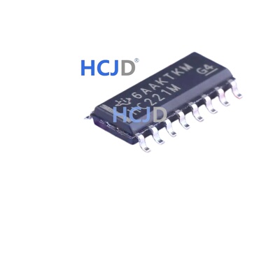 只做原装正品CD74HC221M96 SOIC-16 双路单稳态多谐振荡器芯片