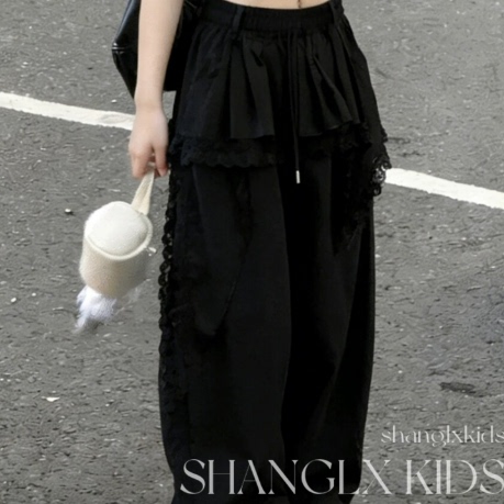 女童网红炸街裤子轻奢小众高端套套装