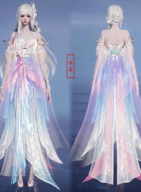 【4Gunns】诛仙世界服装染色 成女 云若繁漪疏雨 芈柔