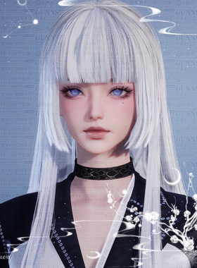 【4Gunns】诛仙世界捏脸数据 鬼王职业女性捏脸 鬼王女 御姐 鸢尾