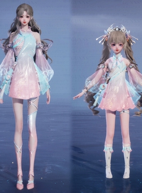 【4Gunns】诛仙世界服装染色 成女少女萝莉 天曦天心织巧