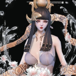 【4Gunns 】剑灵游戏捏脸数据 虚幻三天女-美杜莎 猪服俄服不可用