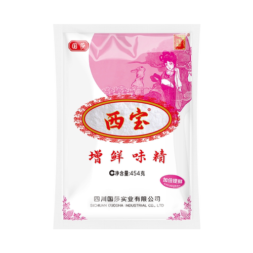 国莎 西宝增鲜粉末味精454g正宗四川烧烤凉菜调料高鲜调味品