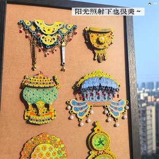 [SOSO全球]图益TOI新年文物小匠手工冰箱贴 非遗修复儿童拼装玩具