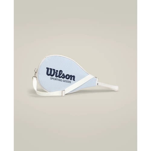 海外代购Wilson/威尔胜男女网球包便携收纳防刮保护条纹单支装
