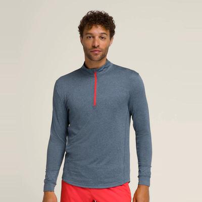 代购Wilson Westport 威尔胜男网球运动半拉链上衣打底衫吸汗防紫