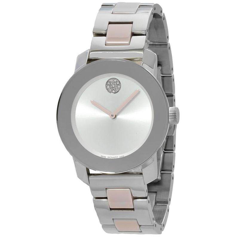 海外代购Movado/摩凡陀女士手表瑞士腕表石英机芯生活防水不锈钢