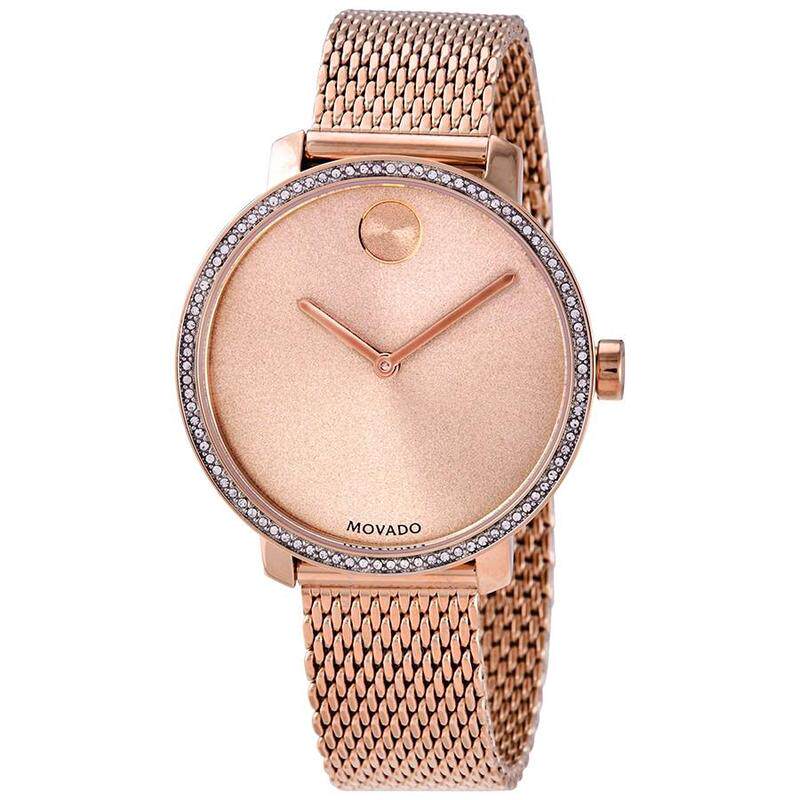海外代购Movado/摩凡陀女士手表瑞士腕表精准计时生活防水不锈钢