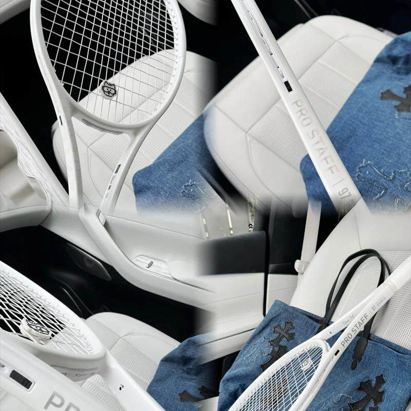 wilson CLASH 100 V2 威尔胜男女款定制专业训练比赛纯白色网球拍