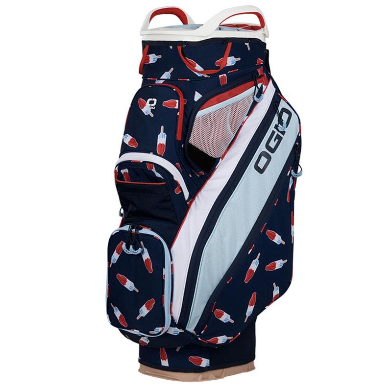代购OGIO高尔夫球包男士防水防震保护球杆容量大蓝色图案多色设