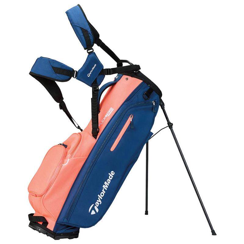 海外代购Taylormade男士高尔夫球包多口袋收纳自动站立轻量便携