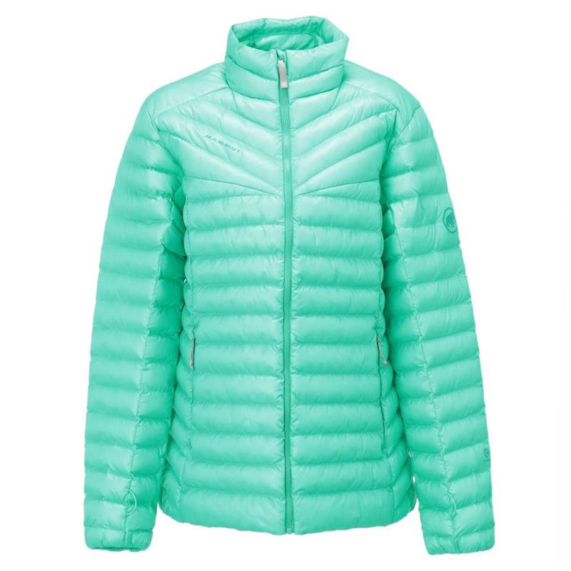 代购Mammut女士羽绒服保暖防风轻便轻量外套立领长袖保暖夹克