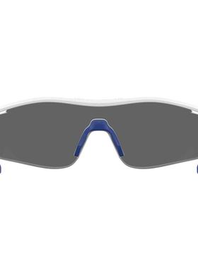 代购Under Armour/安德玛女士百搭偏光防晒镜框半框白色蓝渐变太