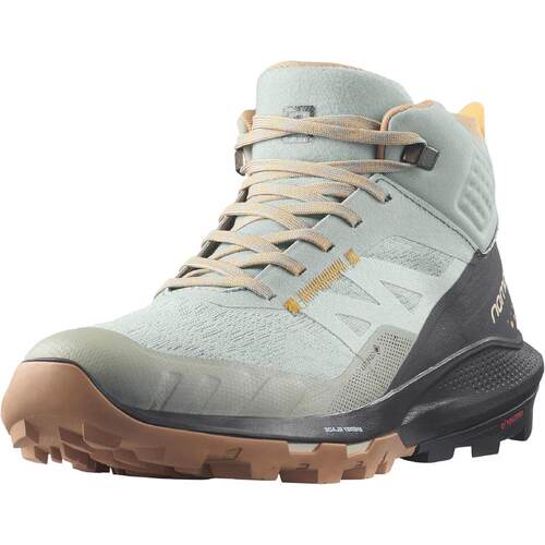 代购SALOMON萨洛蒙女士徒步鞋防水防滑缓震登山鞋中帮系带